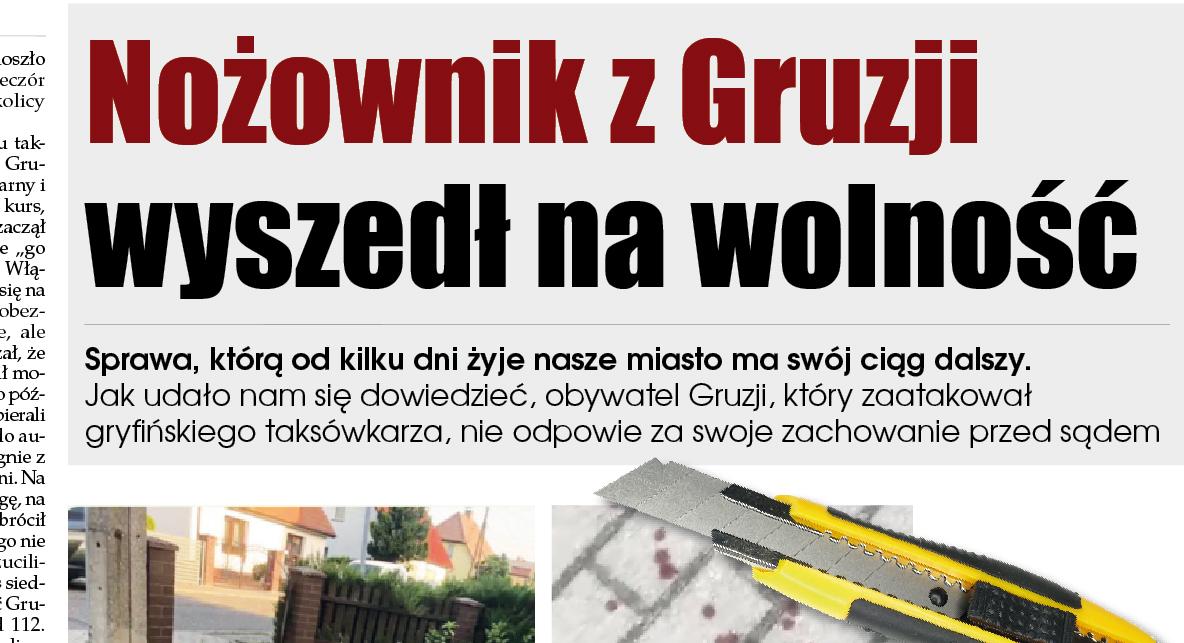 Dlaczego nożownik wyszedł na wolnośc? Taksówkarze są oburzeni
