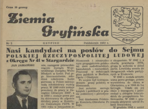 O czym pisała gryfińska prasa 70 lat temu? [GALERIA]