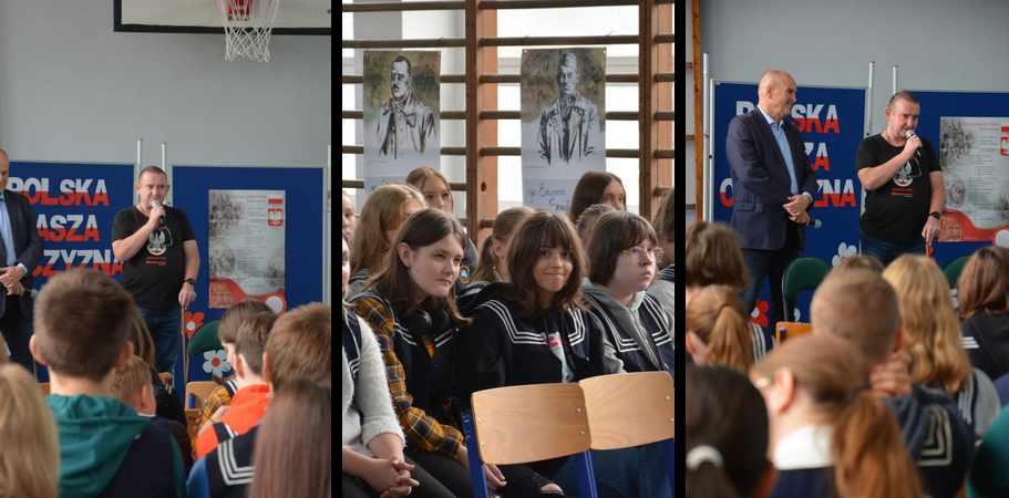 Burmistrz i pracownicy biblioteki mówili uczniom o braku przedawnienia