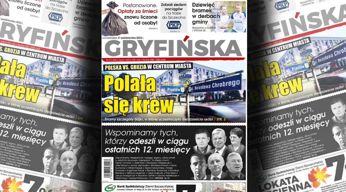 Gazeta Gryfińska już jutro (w poniedziałek) do nabycia!