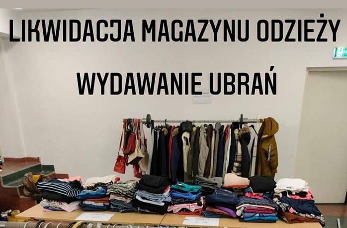 Likwidują magazyn odzieży. W czwartek zamykają