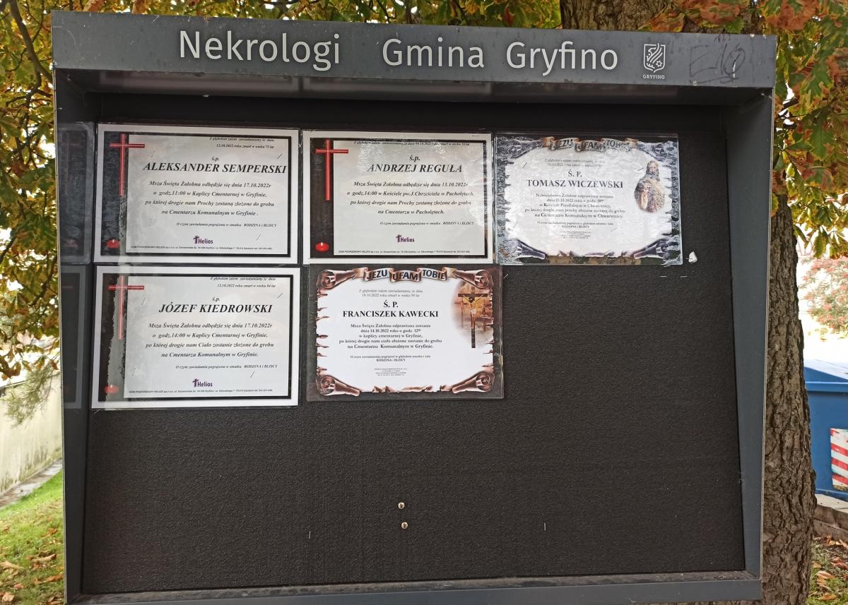 Żegnamy kolejnych mieszkańców regionu