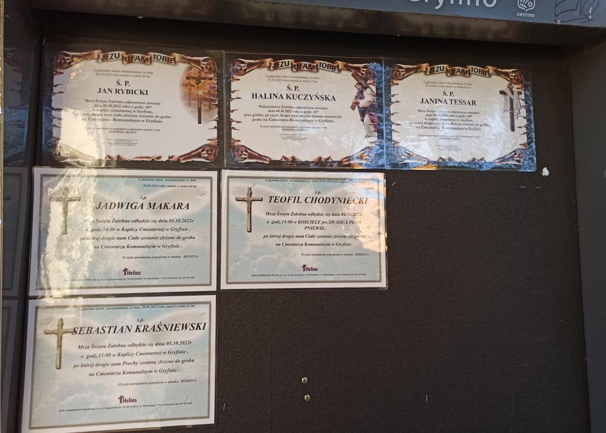 Żegnamy naszych bliskich, przyjaciół i sąsiadów