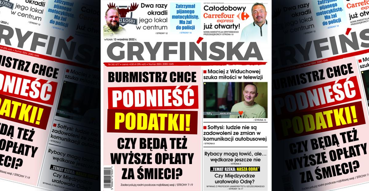 Gazeta Gryfińska: Burmistrz chce podnieść podatki. Czy będą też wyższe opłaty za śmieci?