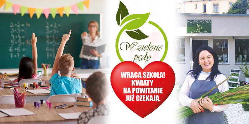 Kwiaciarnia „W zielone pędy” gotowa na początek roku szkolnego!