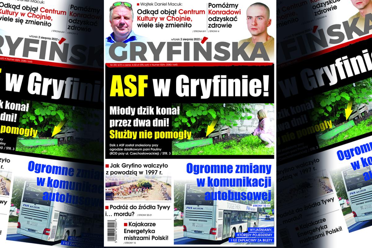 Gazeta Gryfińska: ASF w Gryfinie! Służby zawiodły
