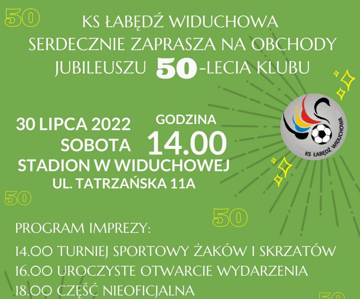 Łabędź Widuchowa zaprasza na obchody 50-lecia