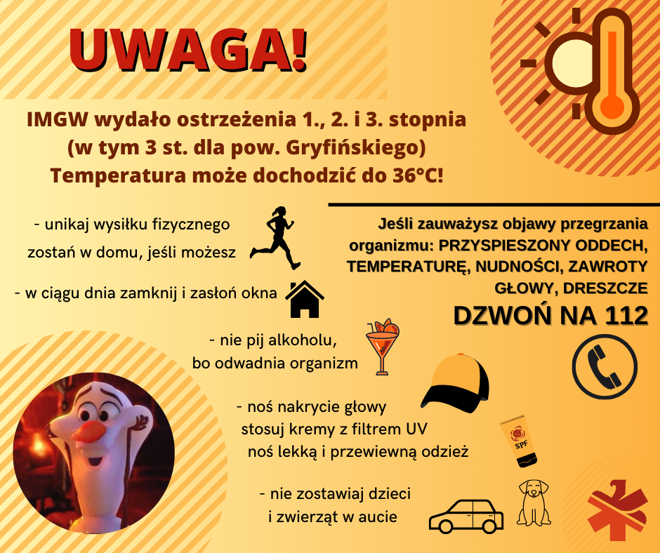 Uważajcie na upały. Kilka wskazówek, jak przetrwać gorący dzień