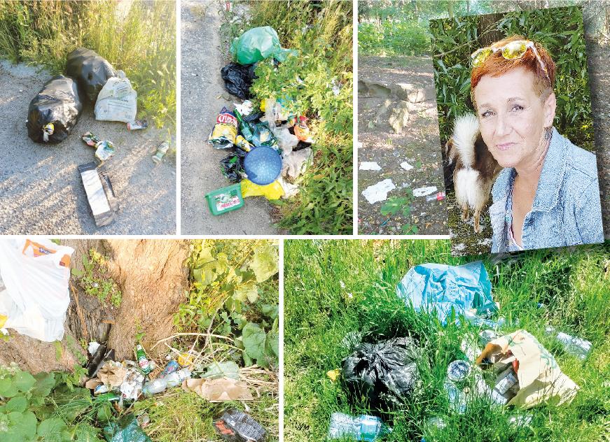 Gazeta Gryfińska: Monika Kucharska ma dość śmieci za mostem. Jest petycja!
