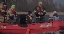 Ukraińskie dzieci wpadły do wody. Kontrowersje podczas manewrów [WIDEO]