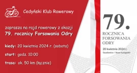 Przejadą rowerami trasę forsowania Odry