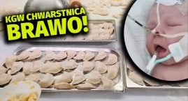 Chwarstnica ulepi 100 kg pierogów dla Juliana Trzcińskiego!