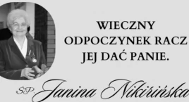 Nie żyje Janina Nikitińska