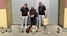 Zapalili znicze pod Zakładem Karnym w Czarnem [GALERIA]