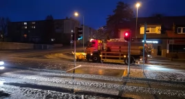 Piaskarki jeżdżą bez przerwy od wczoraj