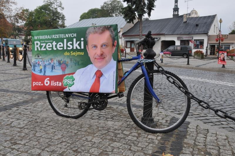 Kraśnik. Rowerowa kampania kandydata do Sejmu