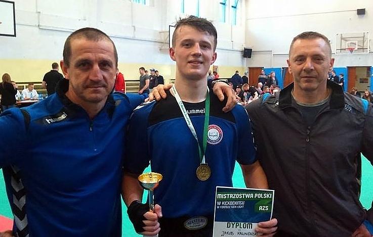 Instruktor KAT, Jakub Kalinowski, Akademickim Mistrzem Polski w kickboxingu