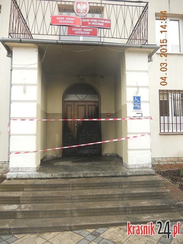 Ktoś podpalił Urząd Gminy w Urzędowie