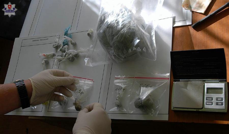 W domu kraśniczanina odnaleziono narkotyki przygotowane do sprzedaży