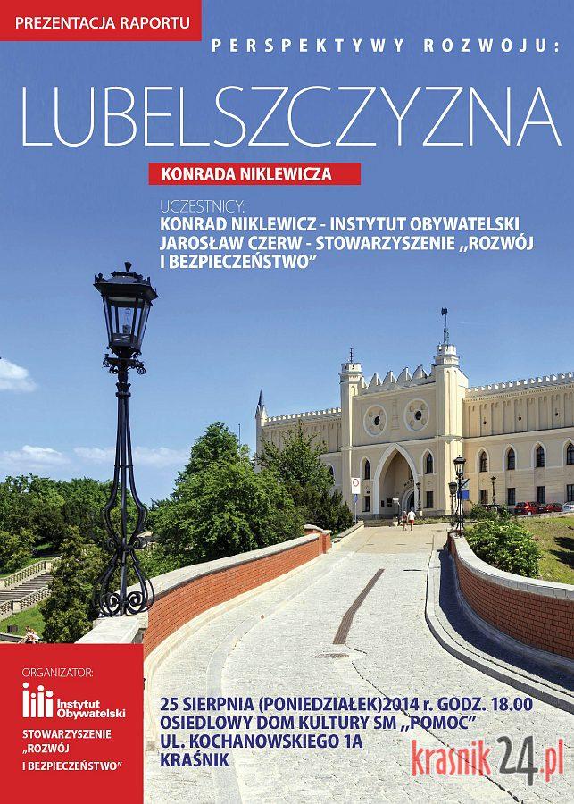 W poniedziałek debata na temat perspektyw rozwoju Lubelszczyzny