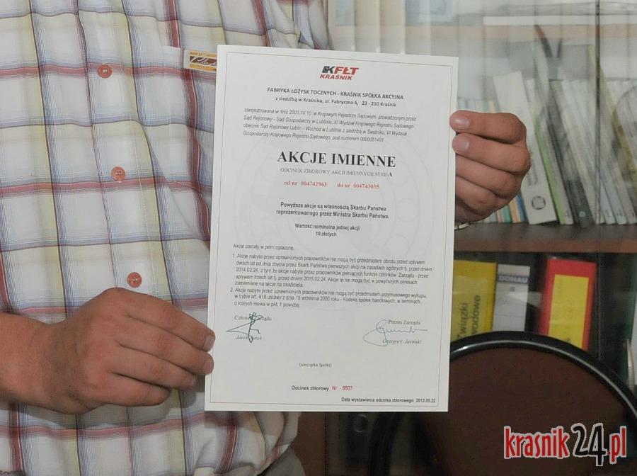 Chińczycy rozpoczęli skup akcji pracowniczych FŁT Kraśnik S.A.