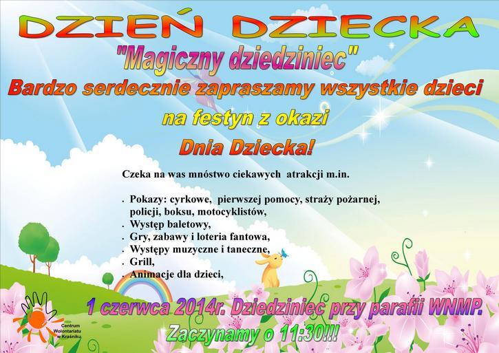 Zabierz dziecko na Magiczny Dziedziniec