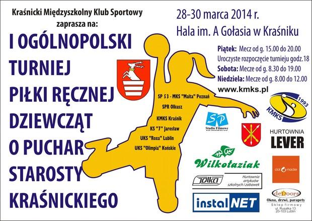 Weekend z piłką ręczną. Dziś startuje Ogólnopolski Turniej o Puchar Starosty Kraśnickiego