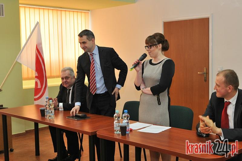 Sekretarz Generalny SLD Krzysztof Gawkowski odwiedził Kraśnik