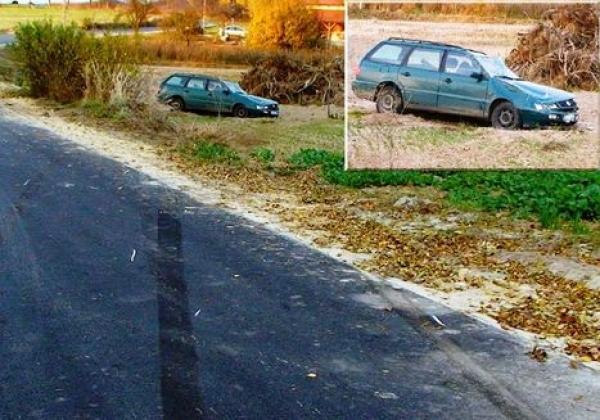 Trzydnik. Ucieczka zakończona dachowaniem