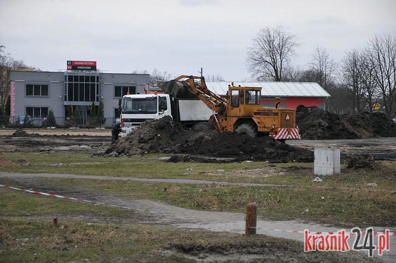 Kraśnik. Galeria Handlowa Raj w budowie? Na razie to jeszcze porządkowanie terenu