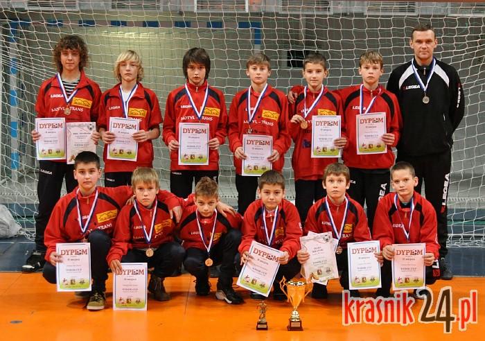 Srebro trampkarzy młodszych MUKS Kraśnik na Widok Cup