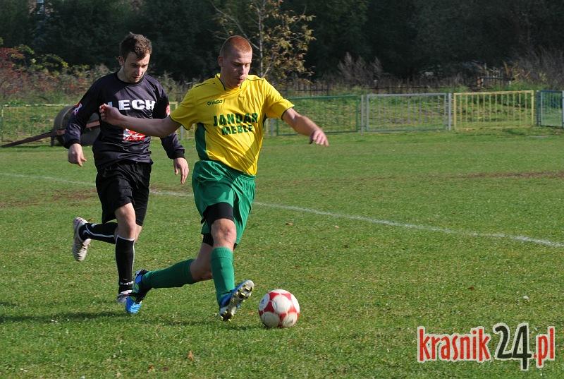 A klasa i B klasa po 9. kolejce. Tęcza Kraśnik lepsza od LKS Kowalin