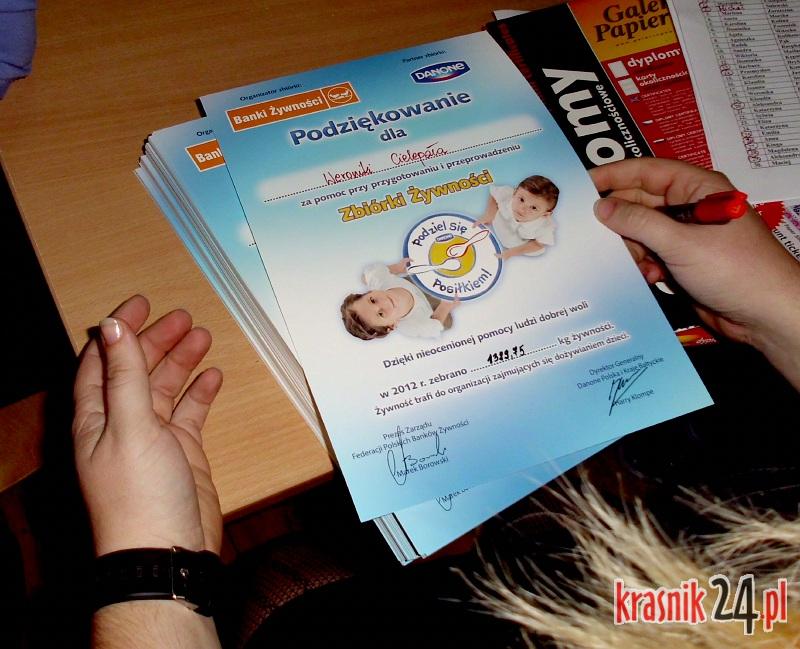 Podzieliliśmy się żywnością