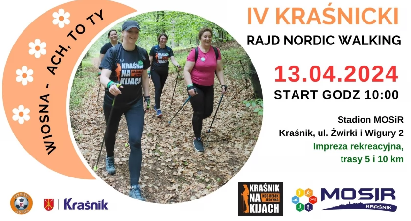 Ruszyły zapisy na IV Kraśnicki Rajd Nordic Walking