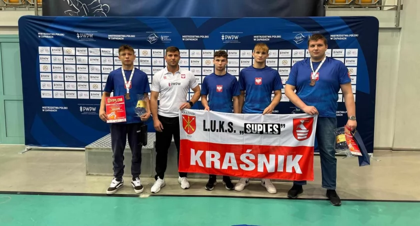 Dwa brązowe krążki kraśnickich zapaśników na Mistrzostwach Polski