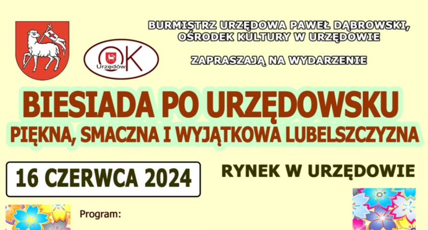 Biesiada po Urzędowsku już w tę niedzielę na Rynku