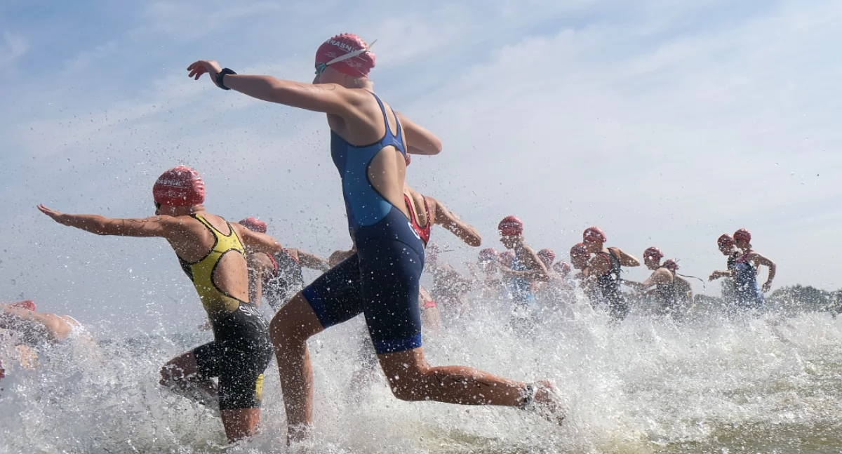 Z Kraśnika do Hiszpanii. Triathlonowa sobota nad zalewem kraśnickim