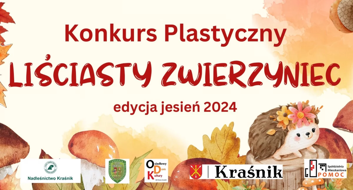 Konkurs plastyczny „Liściasty Zwierzyniec”
