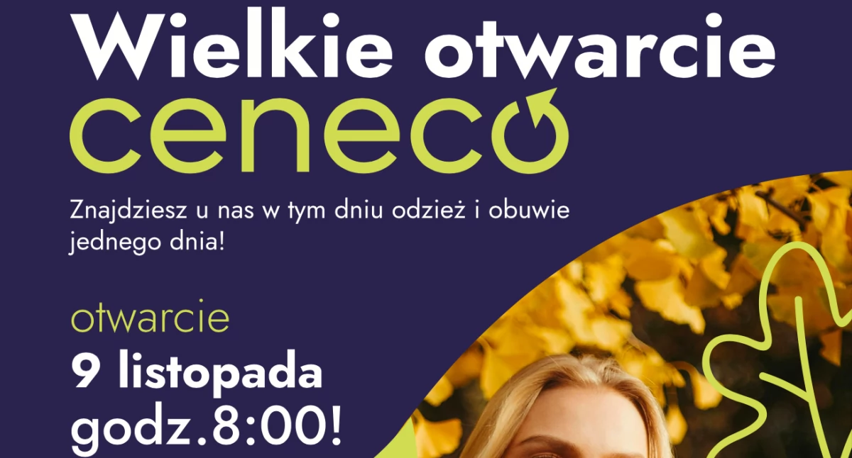 Otwarcie nowego sklepu z modną odzieżą używaną CENECO już 9 listopada!