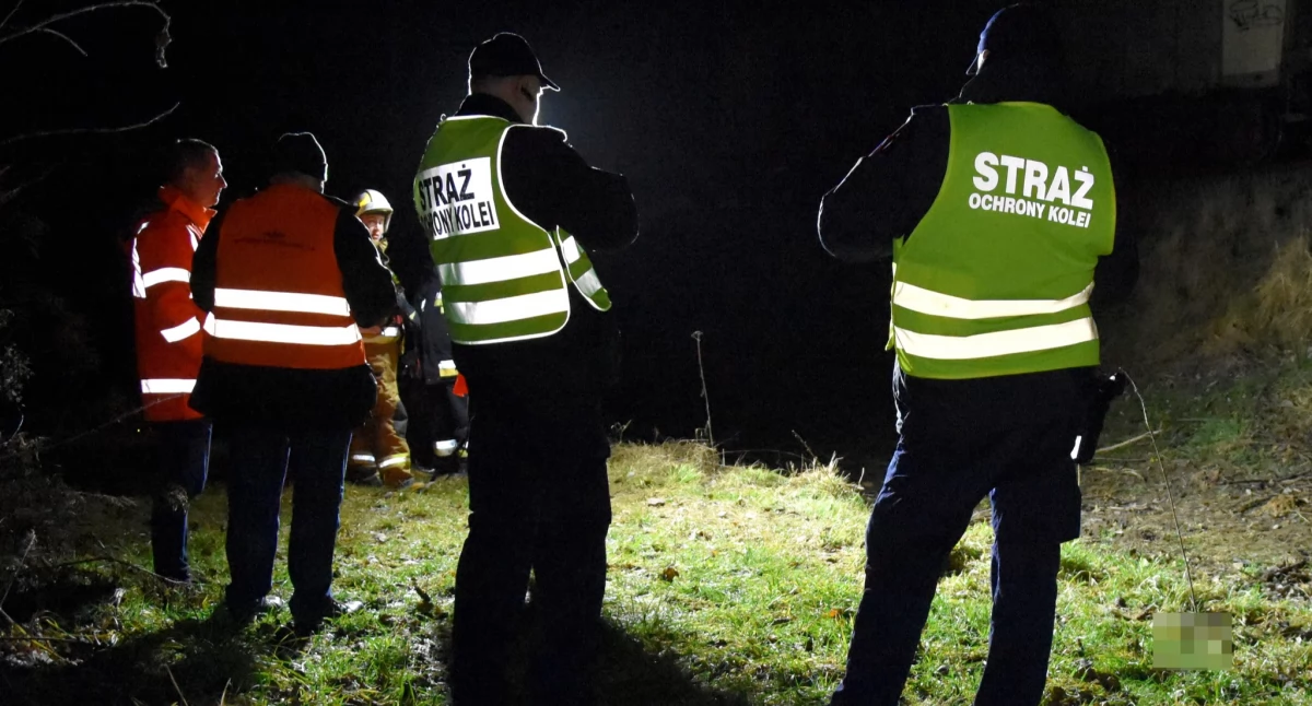 Nocna tragedia na torach