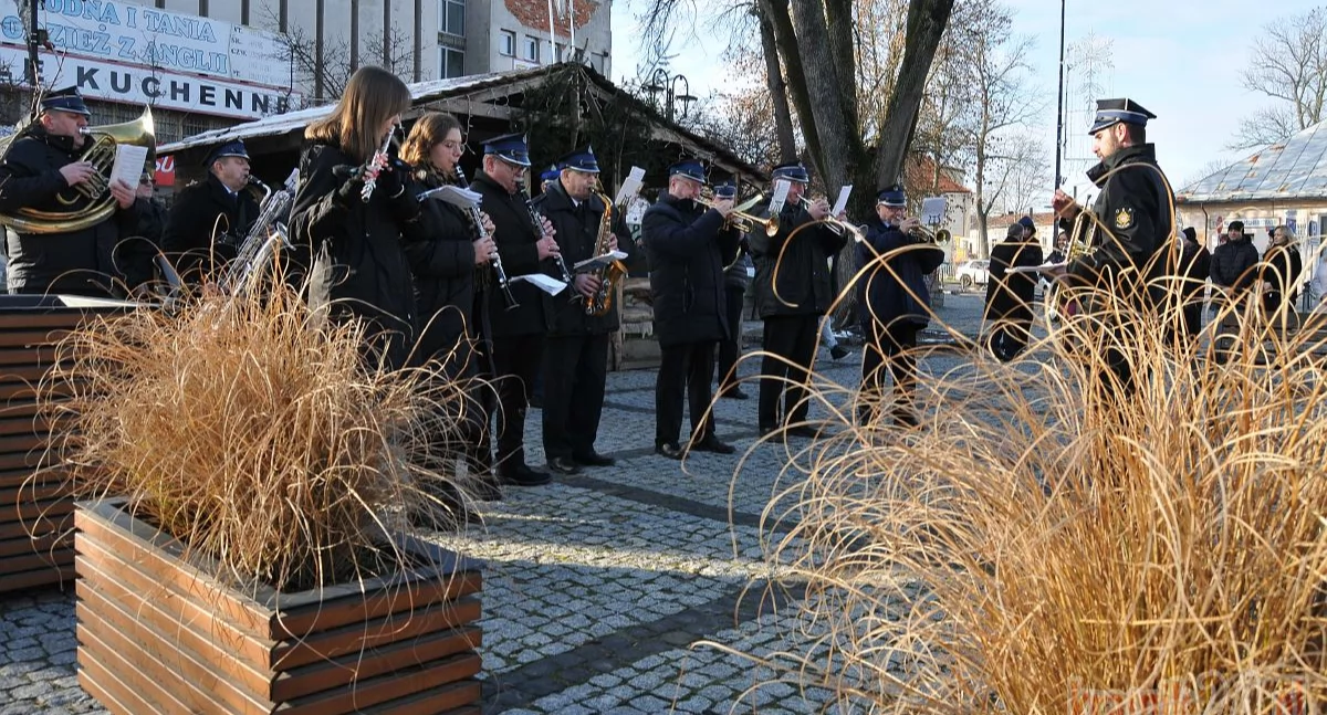 Kolędowanie z Orkiestrą Dętą OSP Kraśnik na Rynku