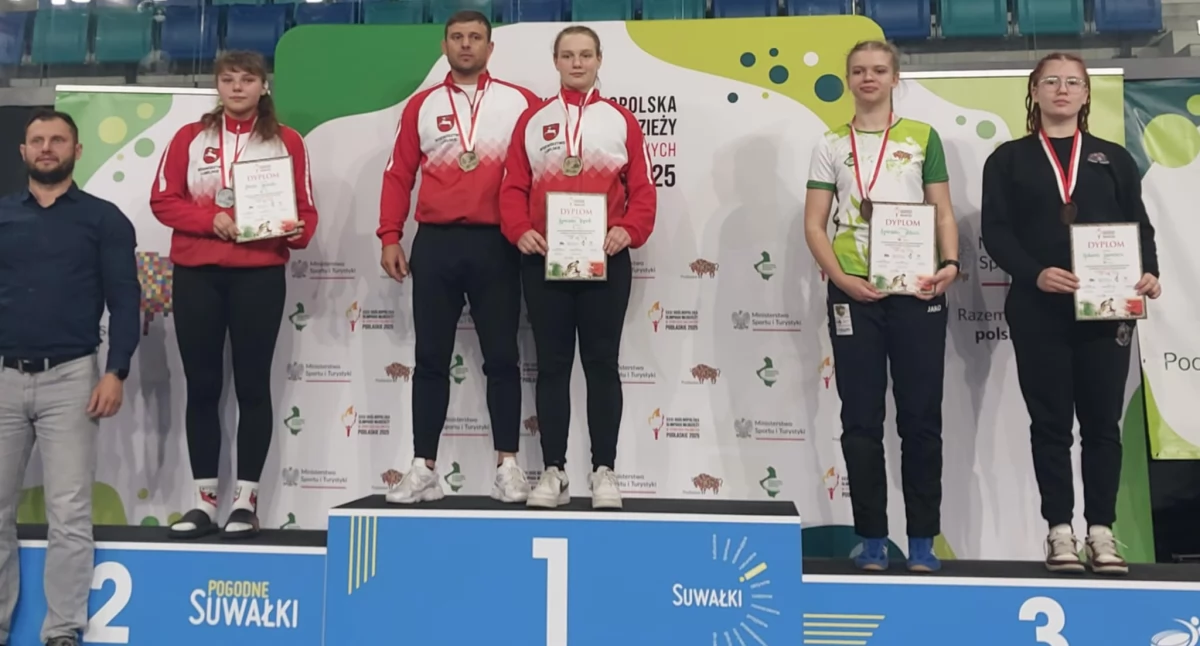 Agnieszka Bryczek ze złotem podczas Ogólnopolskiej Olimpiady Młodzieży