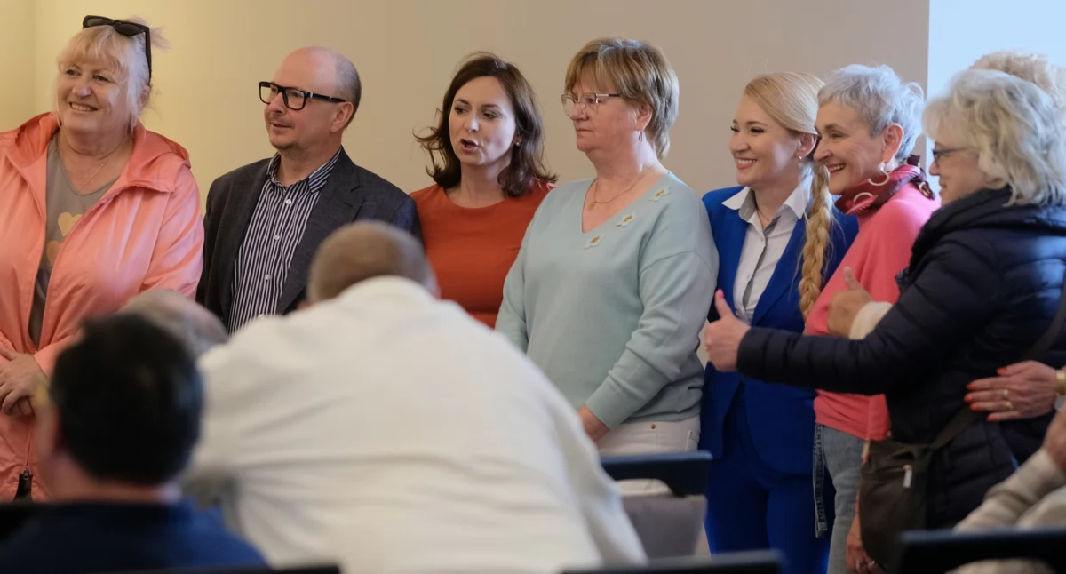 Końcówka kampanii Rafała Trzaskowskiego w Kraśniku z posłankami i senatorem