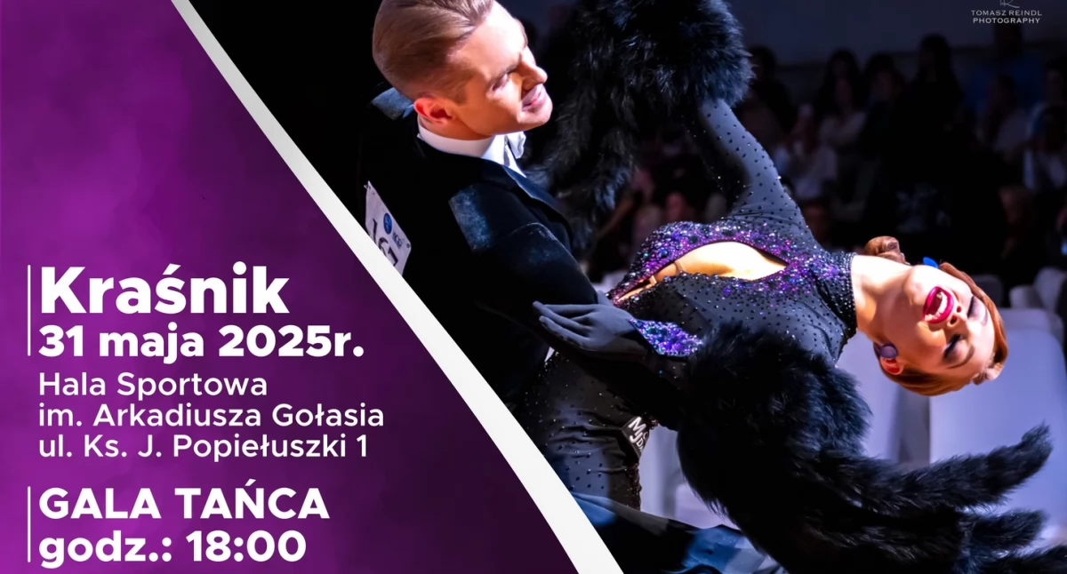 Suknie, fraki, światła i muzyka… czyli prawdziwe święto tańca towarzyskiego w Kraśniku! 