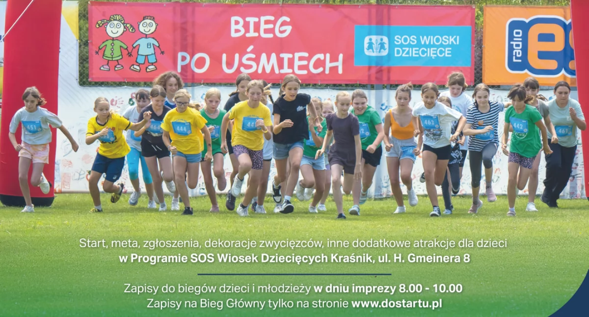 Wystartuje 29. edycja „Biegu po uśmiech”. Sobota aktywnie z Wioskami Dziecięcymi