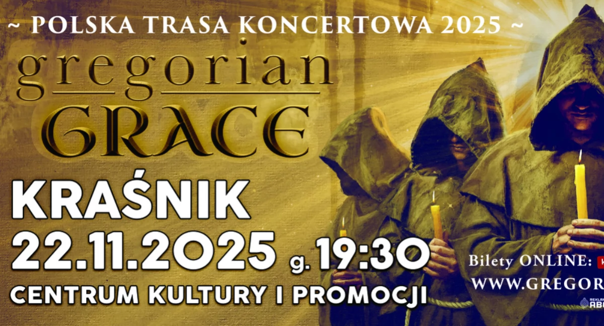 Gregorian Grace zaśpiewa w Kraśniku