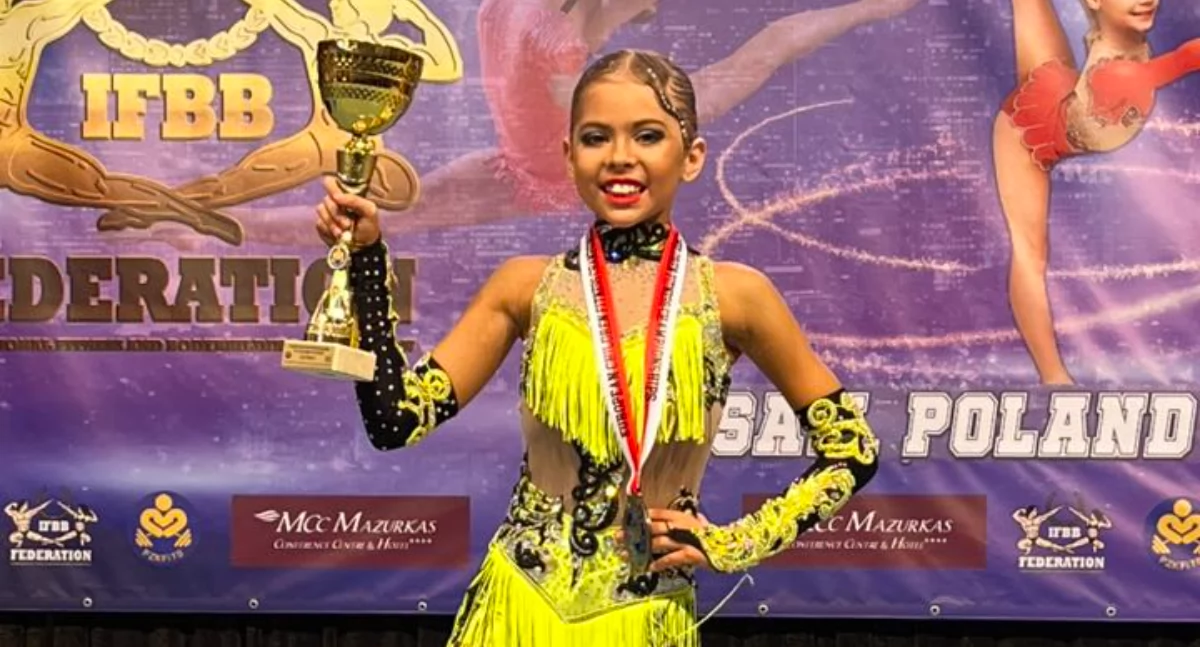Luiza Just Mistrzynią Polski i Mistrzynią Europy w fitness dzieci