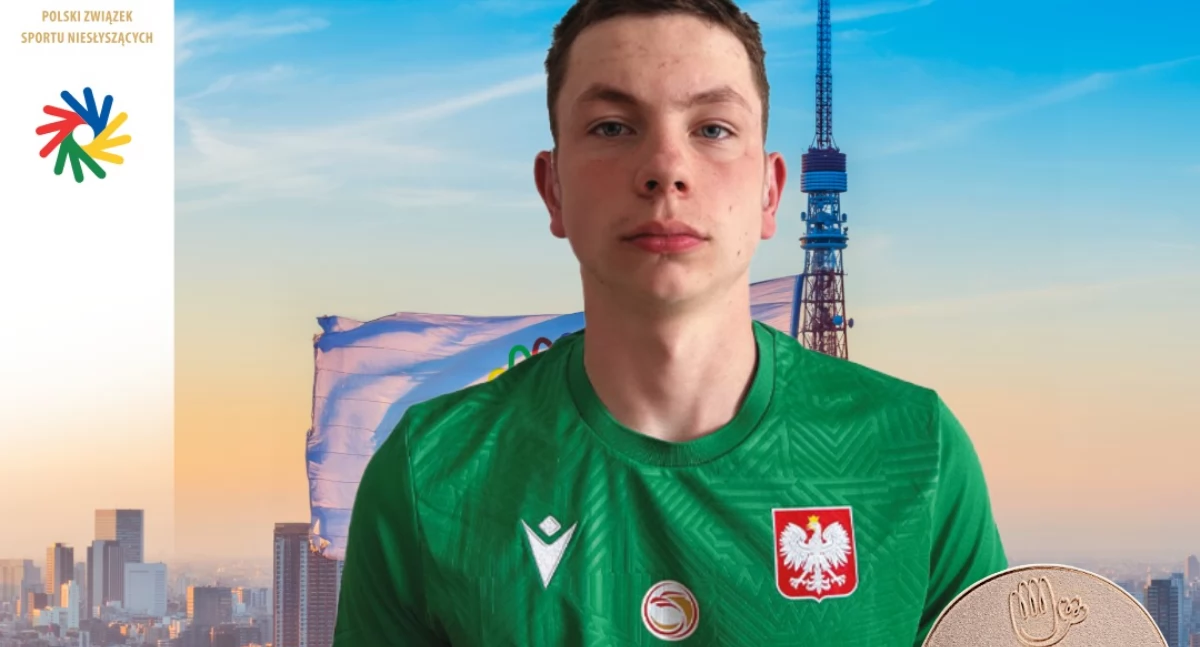 Brązowy medal Rafała Wójcika na XXV Letnich Igrzyskach Głuchych w Tokio