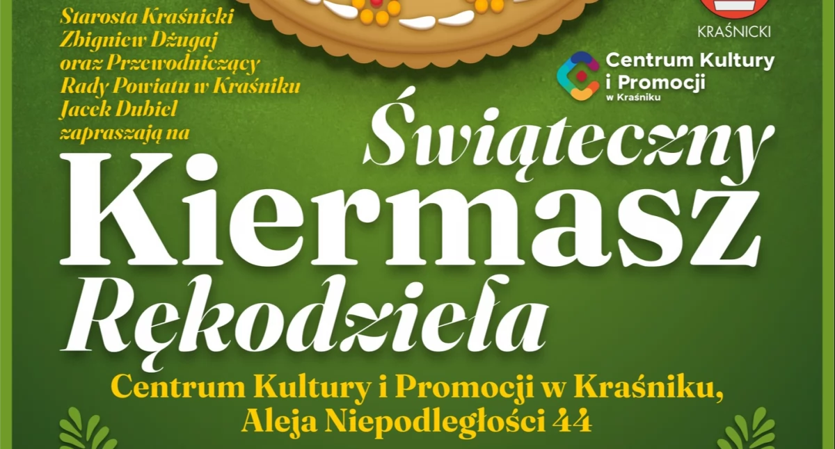 Świąteczny kiermasz już w najbliższą niedzielę