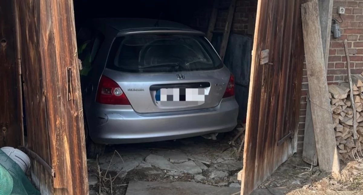 Honda zniknęła, potem się znalazła a złodziejem zajęła się policja